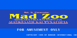 Mad Zoo (ver.U450C) Title Screen